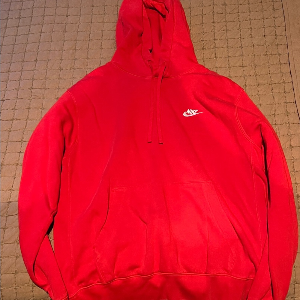 Nike Bright Red Pullover Hoodie